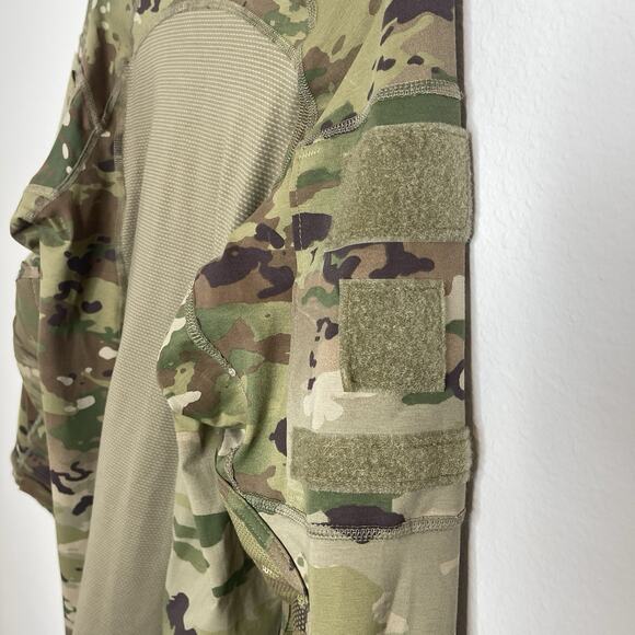 Army Combat Shirt OCP Large MULTICAM Flame Resistant FR Tactical 1/4 Zip USGI - Picture 10 of 16